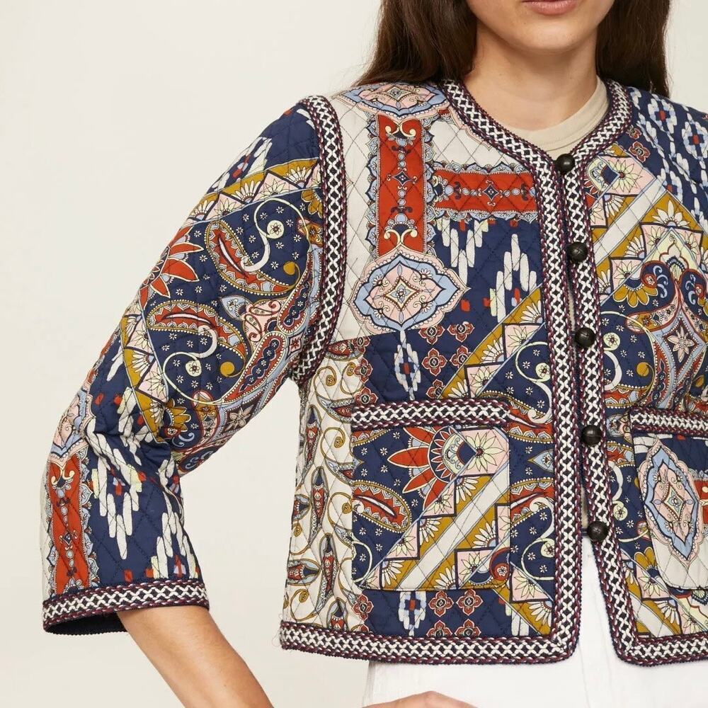 NWT Cara Cara New York Marissa Jacket in "Pandora Spice" Boho Artsy Size XL